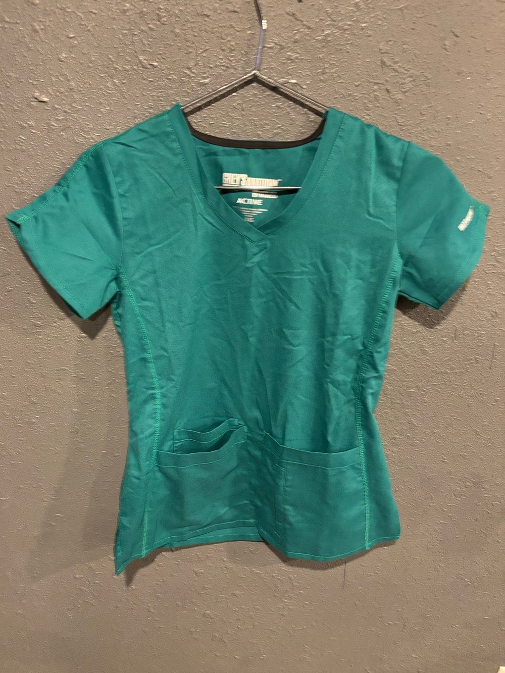 Greys Anatomy Teal V-Neck Scrub Top